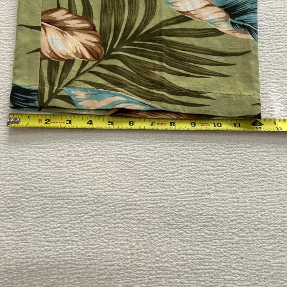 Tommy Bahama NWOT Women Silk Linen Tropical Trio Of Palms Palazzo Pants Size 10 - Picture 11 of 12